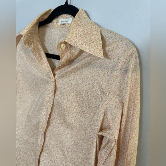 Barney’s New York button down women’s flower shirt size L - Picture 6 of 10